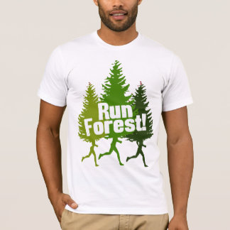 Funny Outdoorsman Run Forest T-Shirt