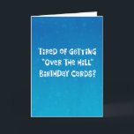 Funny "Over the Hill" 59th Birthday Card<br><div class="desc">Funny "Over the Hill" 59th Birthday Greeting Card for someone turning 59 years old</div>