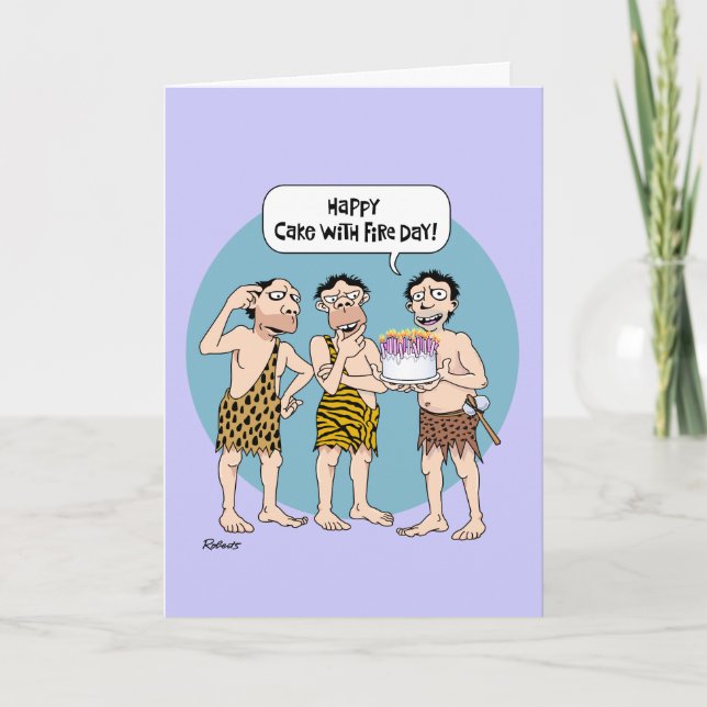 Funny "Over the Hill" Birthday Card (Front)