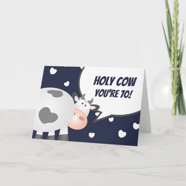 Funny Over The Hill Happy 70th Birthday Card (Front)