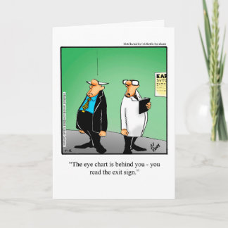 Funny Over The Hill Humour Birthday Card