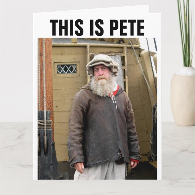 FUNNY OVERSIZED BIRTHDAY FOR HER GREETING CARDS (Front)