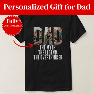 Funny Overthinker Dad Gift T-Shirt