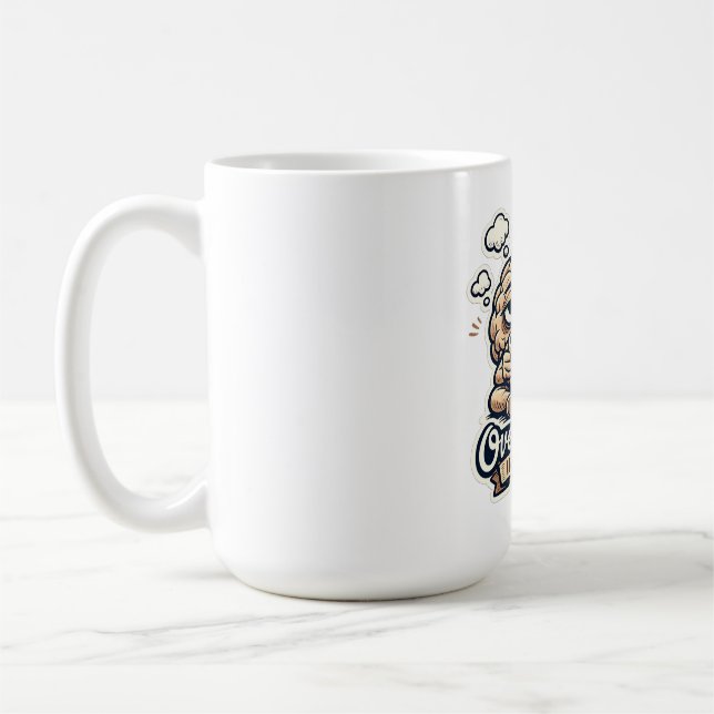 Funny Overthinking In Progress T-Shirt | Relatable Coffee Mug (Left)