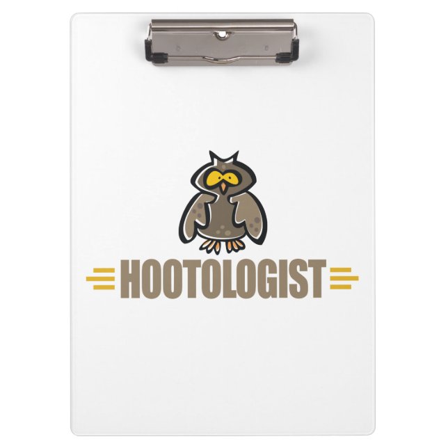 Funny Owl Clipboard (Front)
