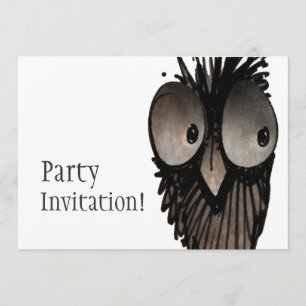 Funny Owl Invitation
