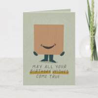 Funny package delivery birthday wishes