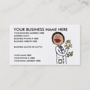 Funny Paediatrician Business Card