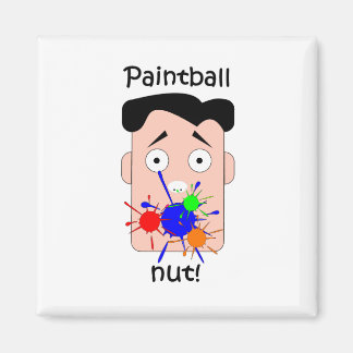Funny paintball magnet