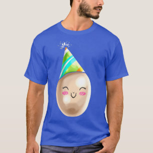 Funny Painted Egg With Party Hat Cone For Easter T-Shirt