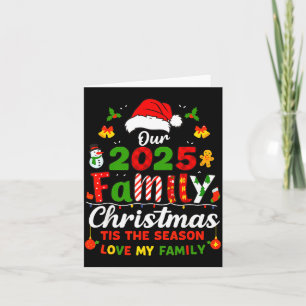 Funny Pajamas Outfit Family Matching Christmas 202 Card