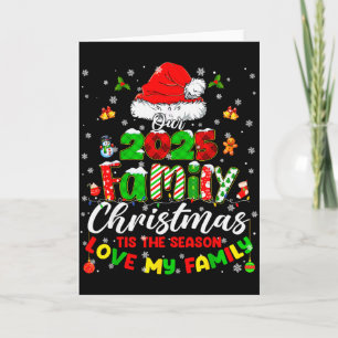 Funny Pajamas Outfit Family Matching Christmas 202 Card