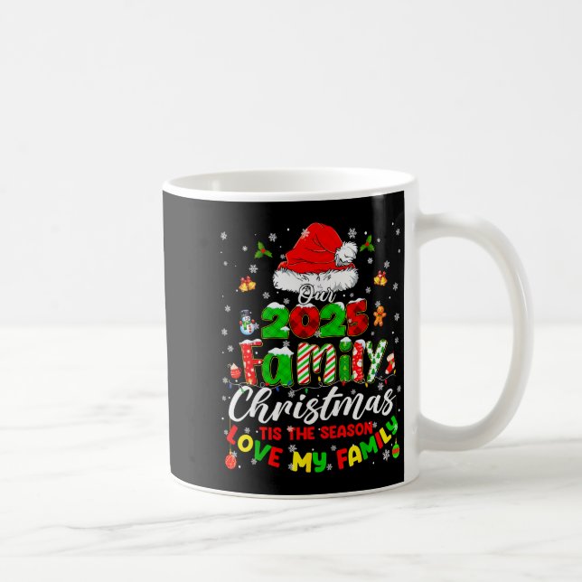 Funny Pajamas Outfit Family Matching Christmas 202 Coffee Mug (Right)