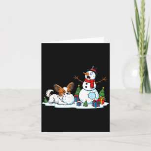 Funny Pallon Snowman Christmas Tree Xmas Womens Me Card