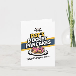 Funny Pancake Breakfast Saying Card