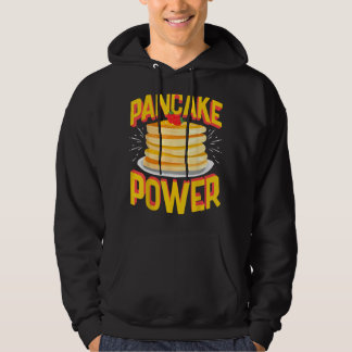 Funny Pancake Power, Bodybuilding Pre-Workout Hoodie