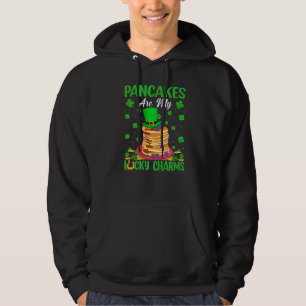 Funny Pancakes Are My Lucky Charms Pancake St Patr Hoodie