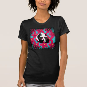 Funny Panda Bear Beach Bum Cool Sunglasses Tropics T-Shirt
