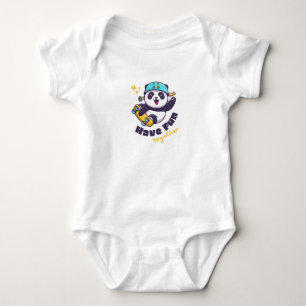 Funny Panda Cute For Animals Lover Baby Bodysuit