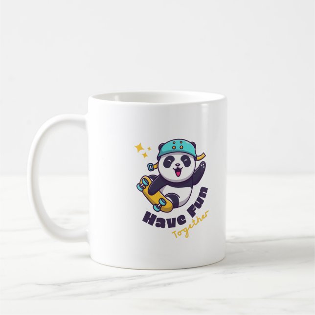 Funny Panda Cute For Animals Lover      Coffee Mug (Left)