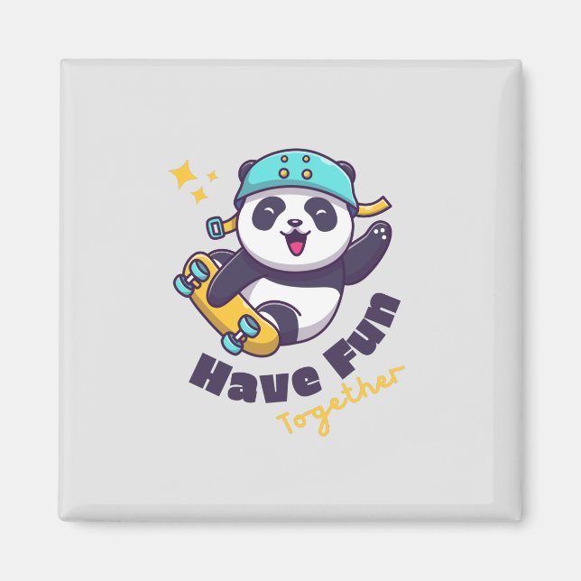 Funny Panda Cute For Animals Lover      Magnet (Front)