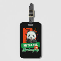 Funny Panda Recharging Introvert Battery Design