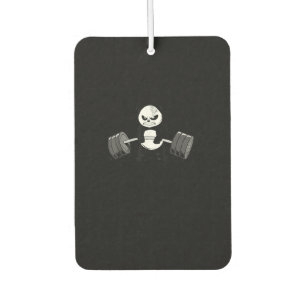 Funny Panda Workout  Kitten Gym Deadlift Power Car Air Freshener