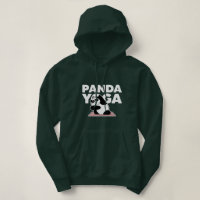 funny panda yoga