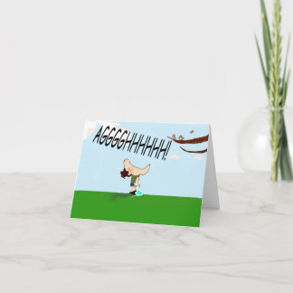 Funny Pandemic Cartoon Personalised Greeting Card