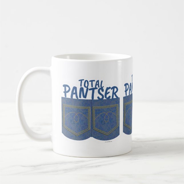Funny Pantser My Writing Method Author Style Coffee Mug (Left)