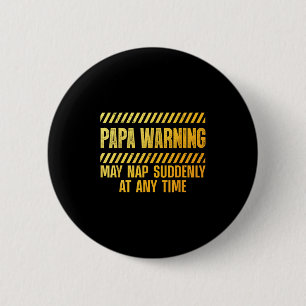 Funny Papa Art For Grandpa From Grandkids Fathers 6 Cm Round Badge
