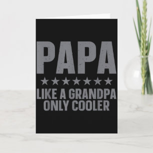 Funny Papa Art For Grandpa From Grandkids Father's Card