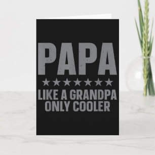 Funny Papa Art For Grandpa From Grandkids Fathers Card