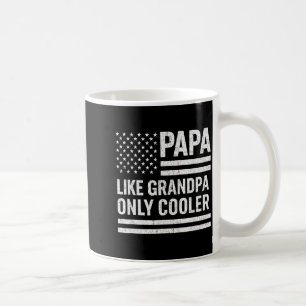 Funny Papa Art For Grandpa From Grandkids Father's Coffee Mug