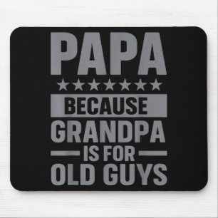 Funny Papa Art For Grandpa From Grandkids Father's Mouse Mat