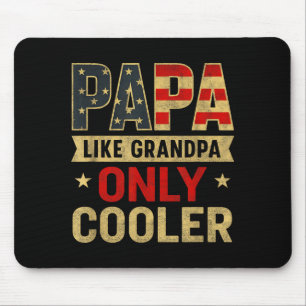 Funny Papa Art For Grandpa From Grandkids Father's Mouse Mat