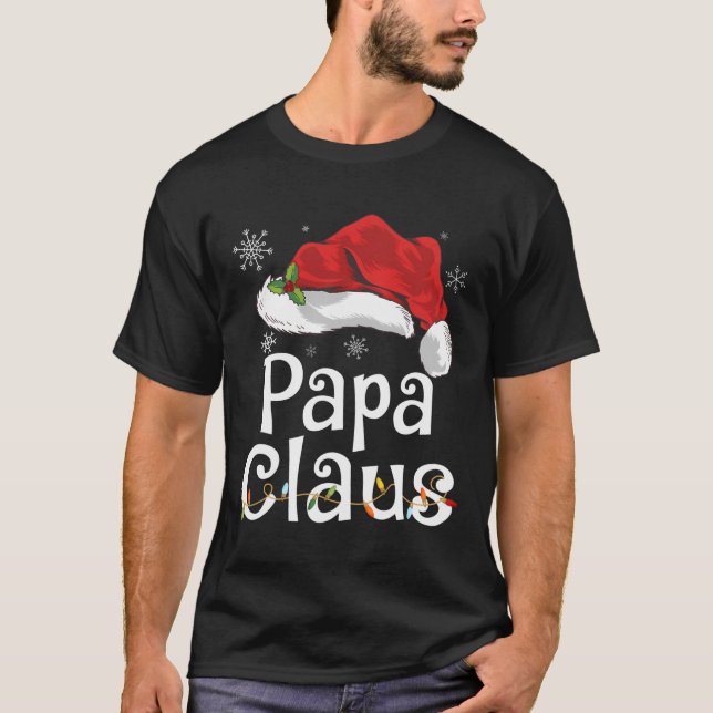 Funny Papa Claus Christmas T-Shirt Pyjamas Santa G (Front)