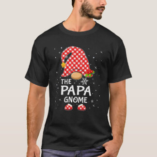 Funny Papa Gnome Matching Family Christmas Pajama T-Shirt