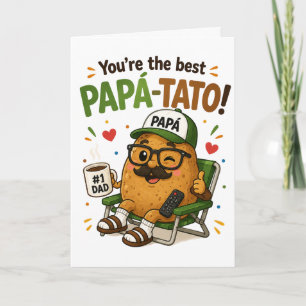 Funny Papá Tato Dad Birthday Card