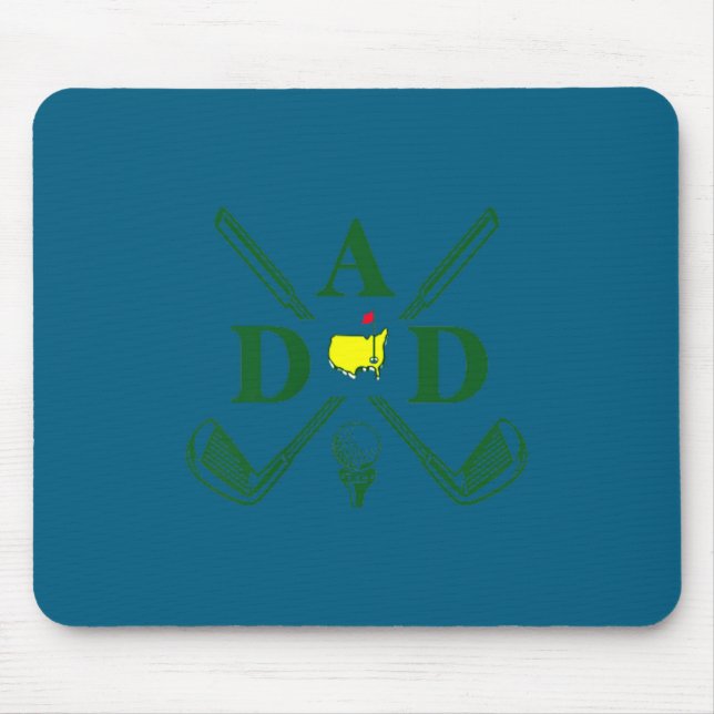 Funny Par Dad Golf Matching Golfing Quote Party Ck Mouse Mat (Front)