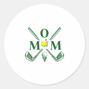 Funny Par Mom Golf Matching Golfing Quote Party Po Classic Round Sticker