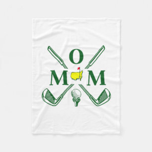 Funny Par Mom Golf Matching Golfing Quote Party Po Fleece Blanket