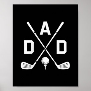 Funny Par Tee Dad Golf Matching Golfing Quote Part Poster