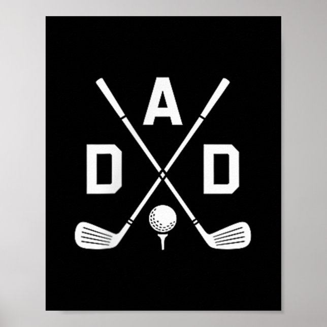 Funny Par Tee Dad Golf Matching Golfing Quote Part Poster (Front)