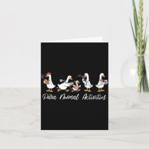 Funny para normal activities silly gooses sped card