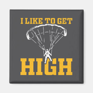 Funny Parachute Quote Skydiver Magnet