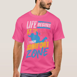 Funny Parachuting Lover For Women And Men Skydivin T-Shirt