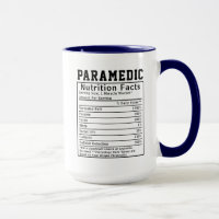 Funny Paramedic Nutrition Facts emergency workers