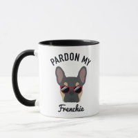Funny Pardon my Frenchie Blue Tan French Bulldog