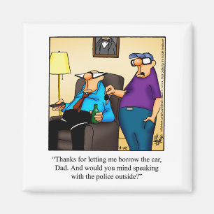 Funny Parenthood Humour Refrigerator Magnet